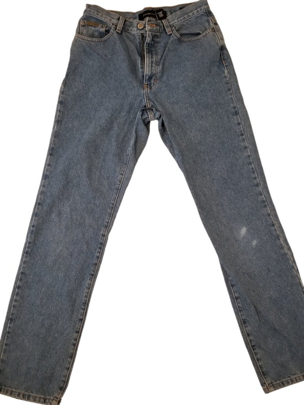Calvin Klein Blue Jeans Women's Heavy Denim US 6 High Waisted Classic Fit